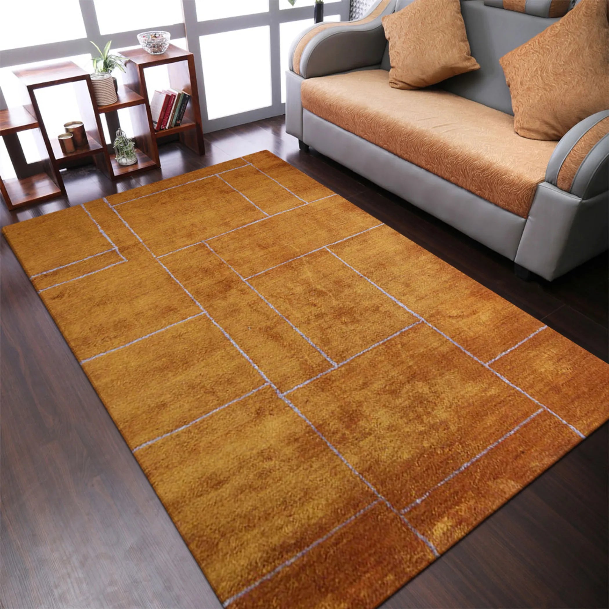 Rugsotic Carpets Hand Knotted Loom Silk Area Rug - Pack Of: 1