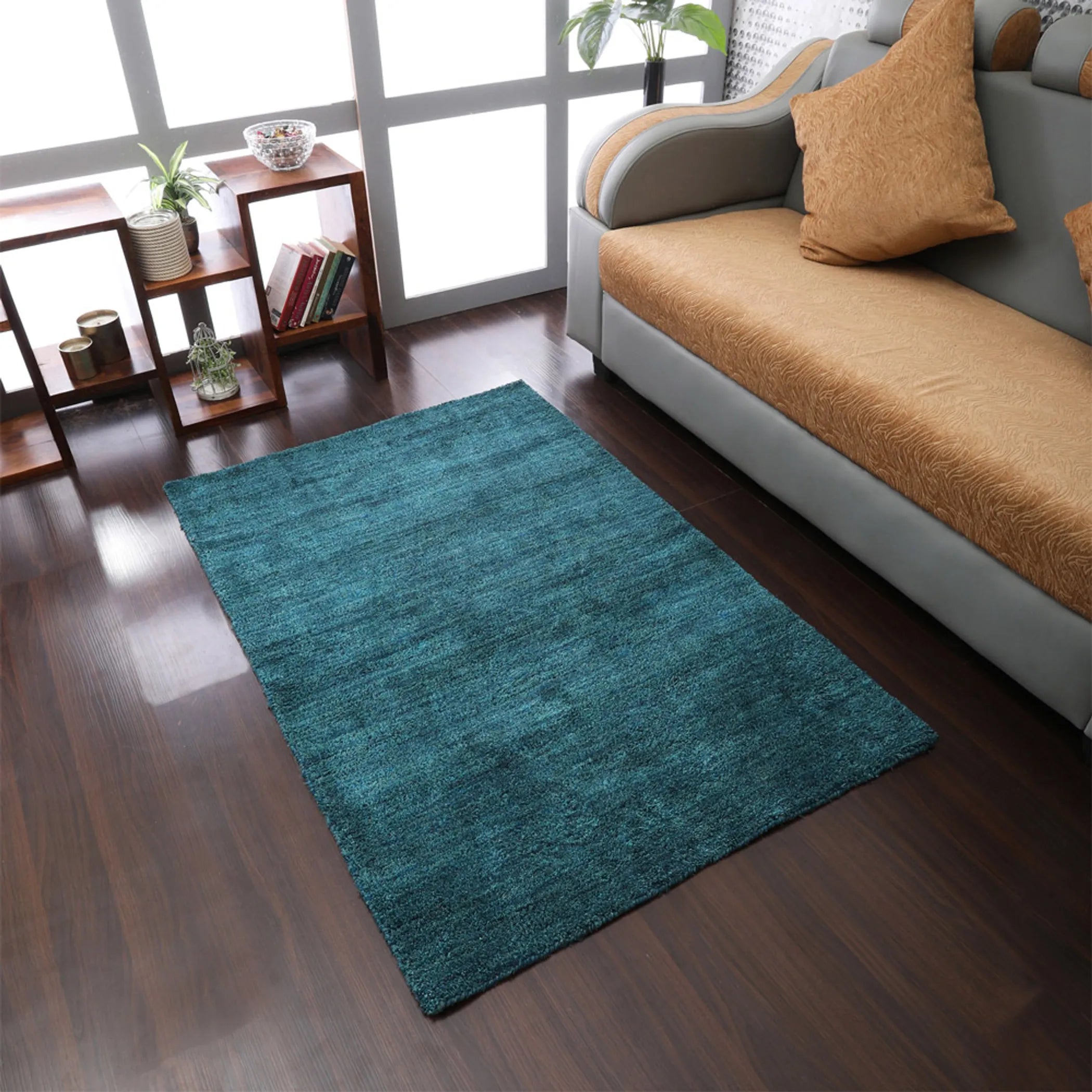 Rugsotic Carpets Hand Knotted Loom Silk Area Rug - Pack Of: 1