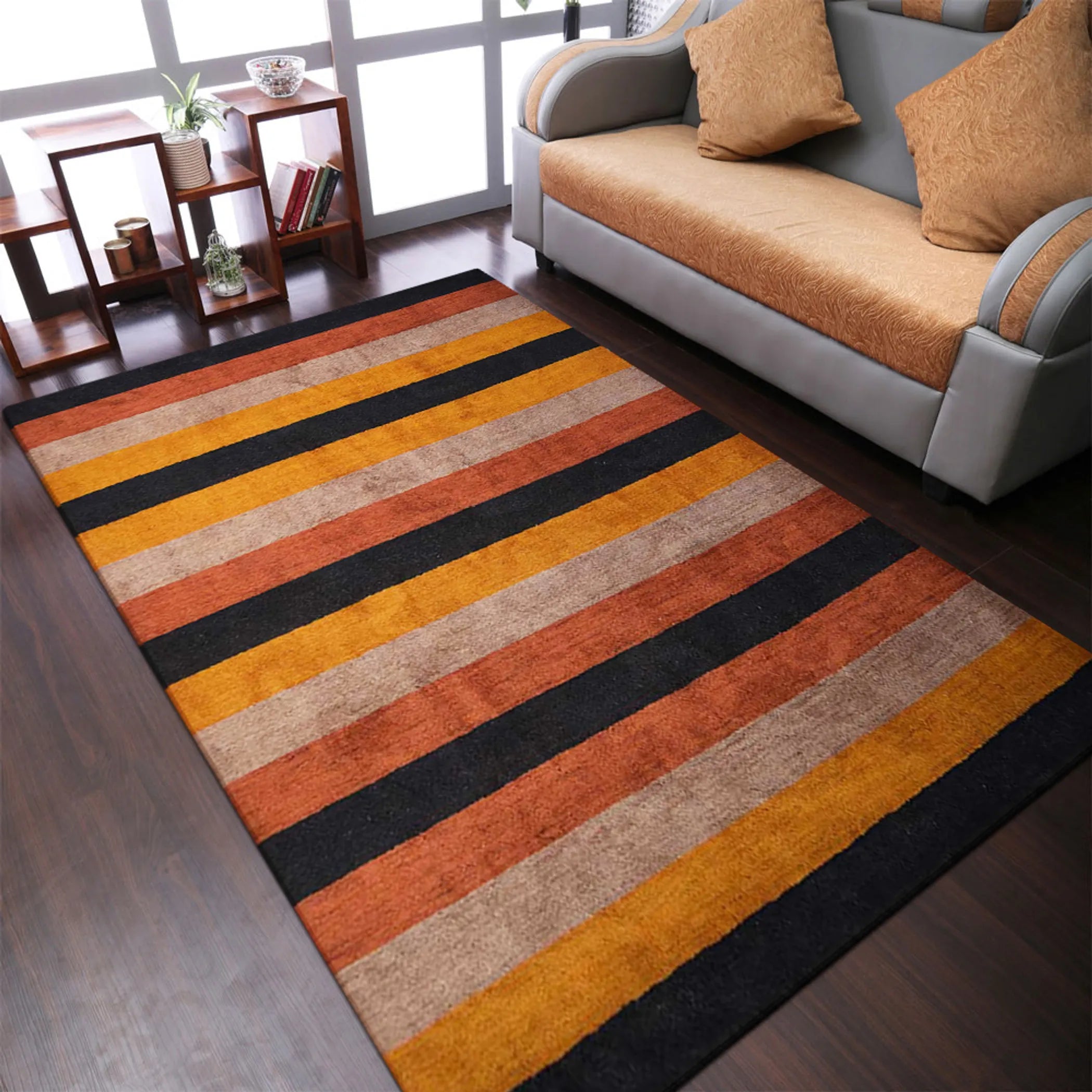 Rugsotic Carpets Hand Knotted Loom Silk Area Rug - Pack Of: 1