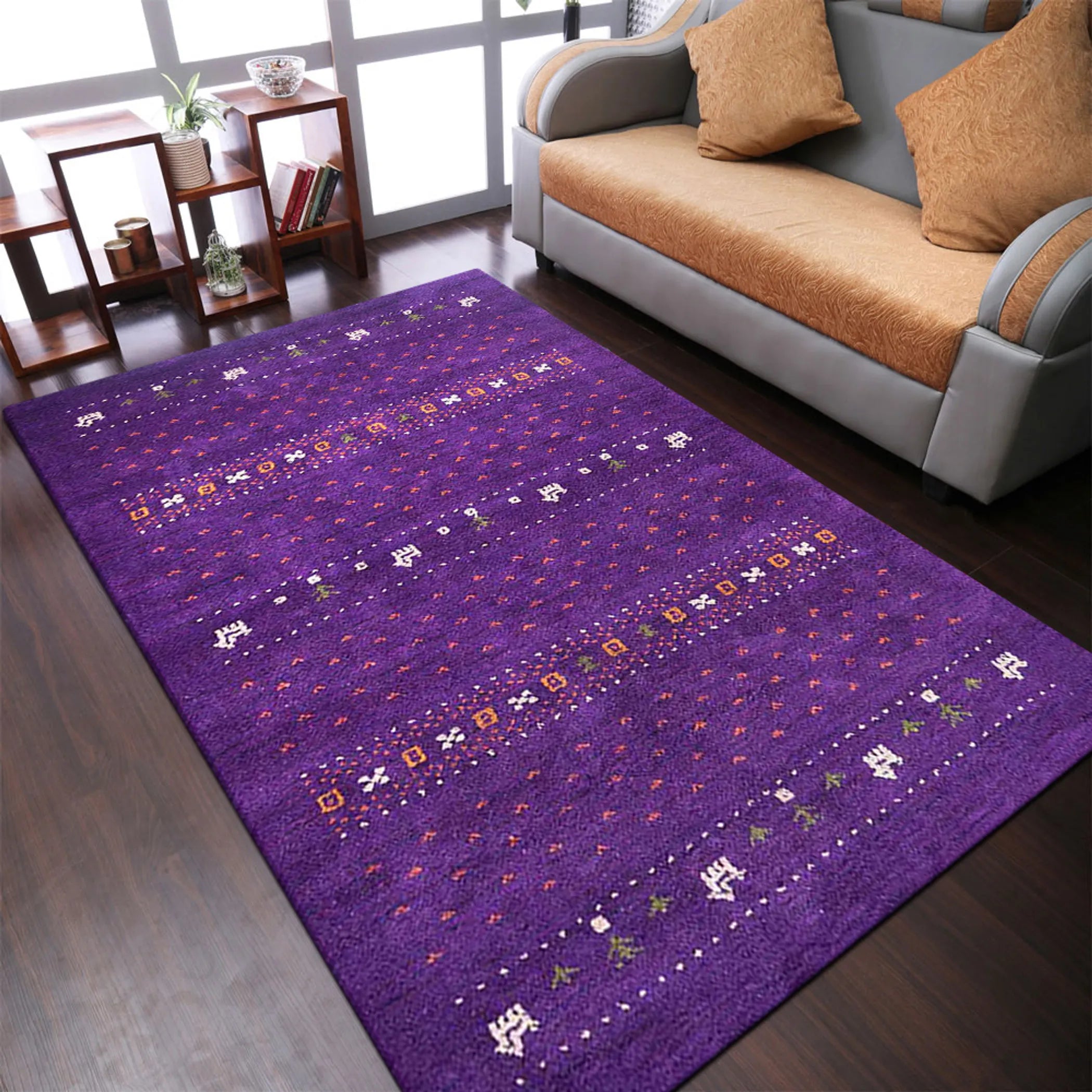 Rugsotic Carpets Hand Knotted Loom Silk Area Rug - Pack Of: 1