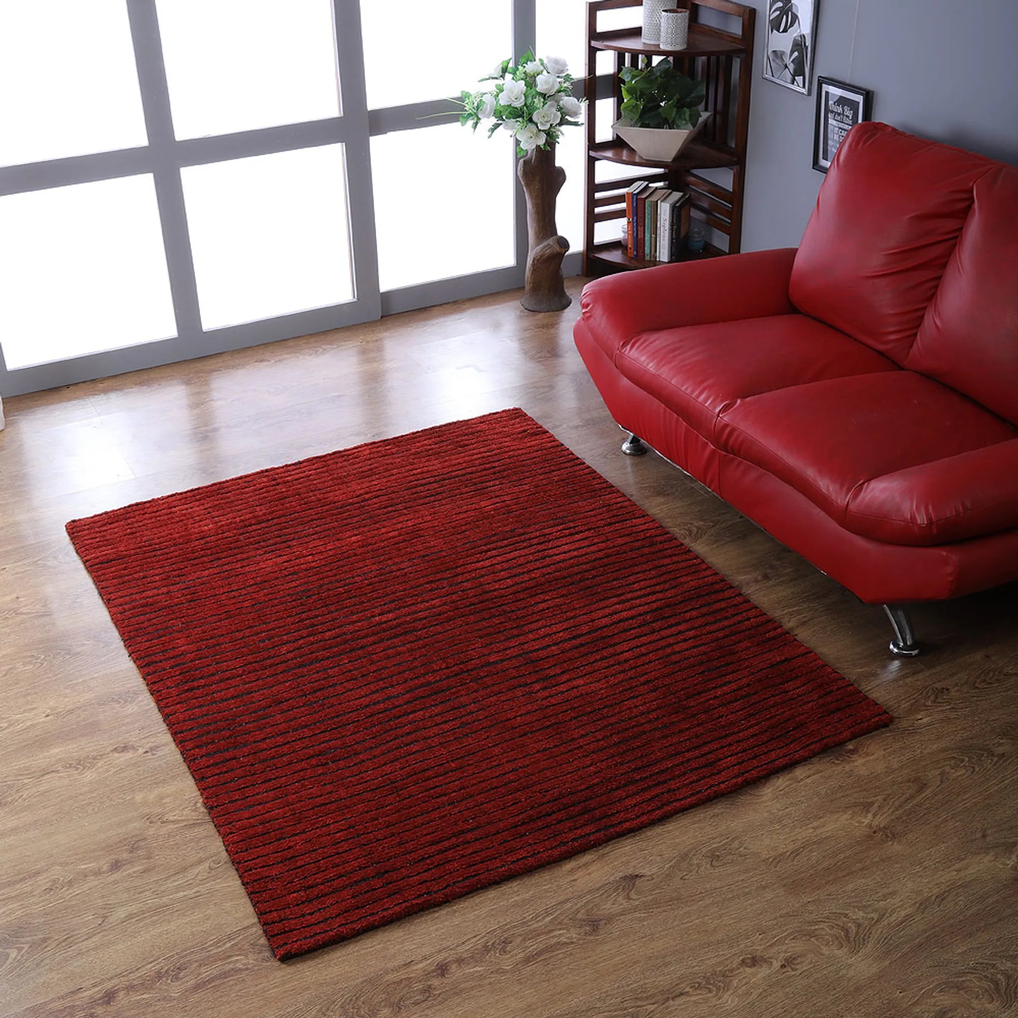 Rugsotic Carpets Hand Knotted Loom Silk Area Rug - Pack Of: 1