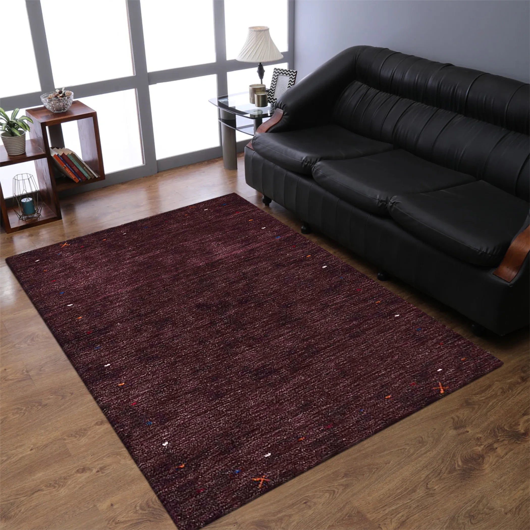 Rugsotic Carpets Hand Knotted Loom Silk Area Rug - Pack Of: 1