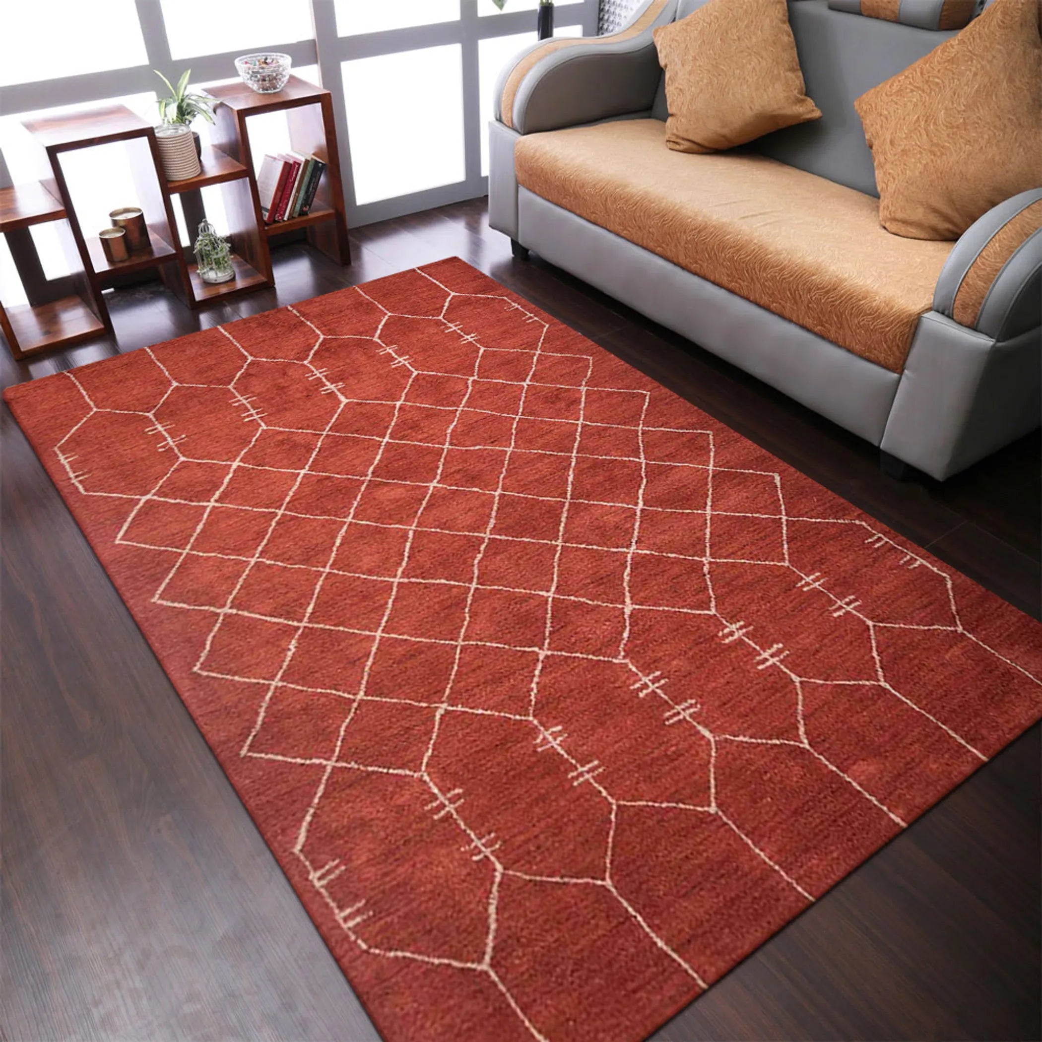 Rugsotic Carpets Hand Knotted Loom Silk Area Rug - Pack Of: 1