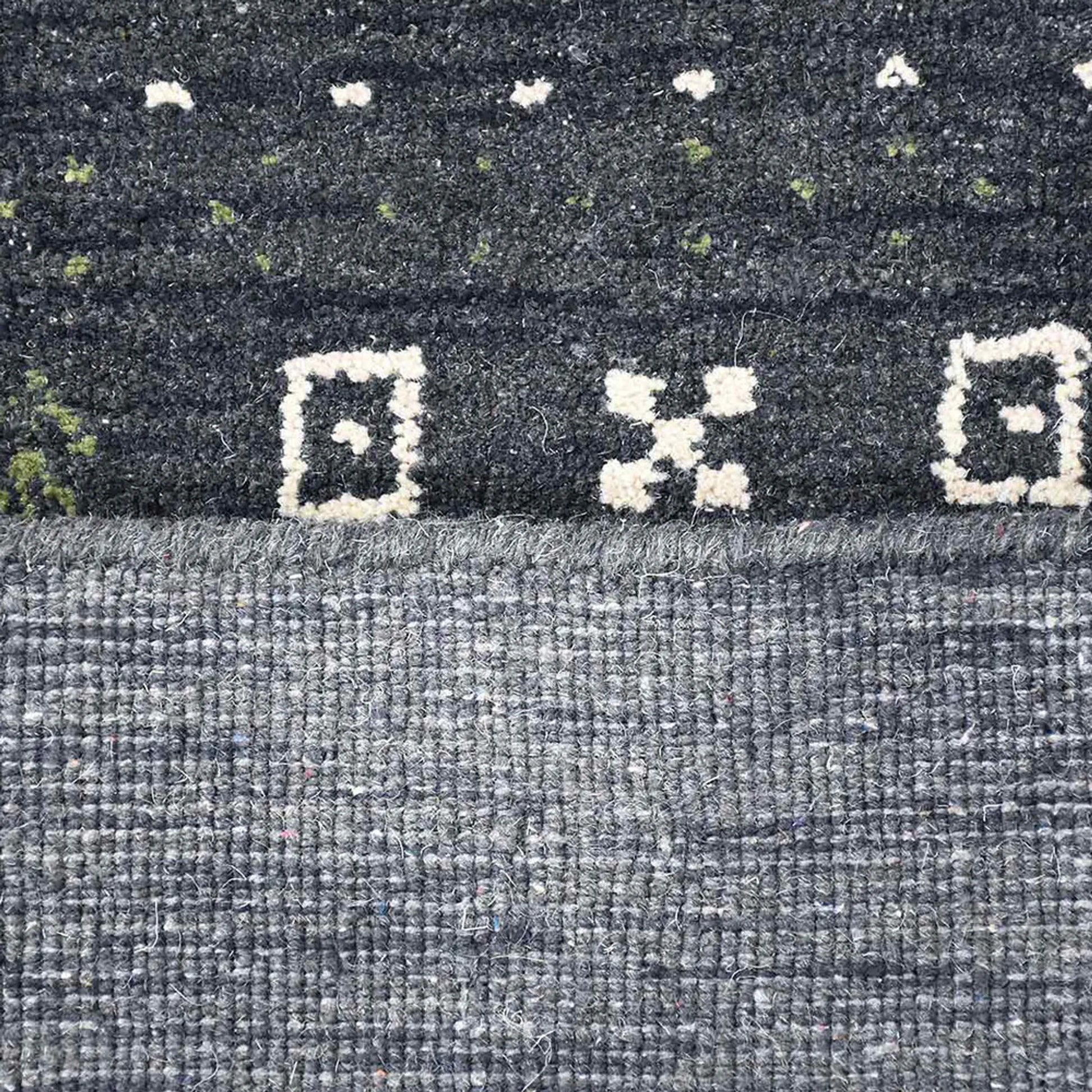 Rugsotic Carpets Hand Knotted Loom Wool Area Rug Contemporary