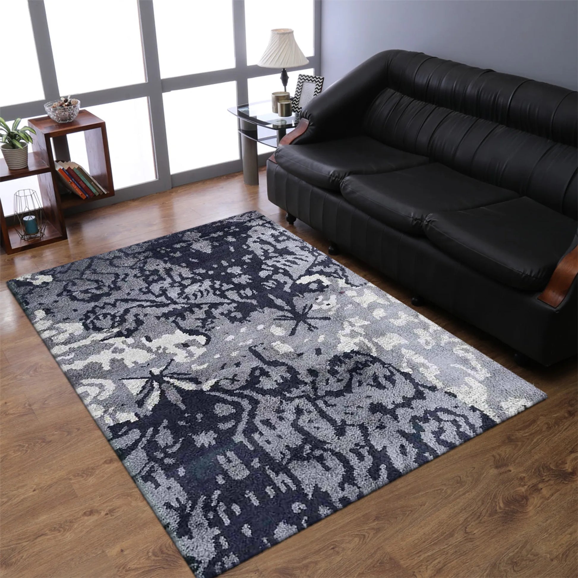 Rugsotic Carpets Hand Knotted Silk Area Rug Abstract