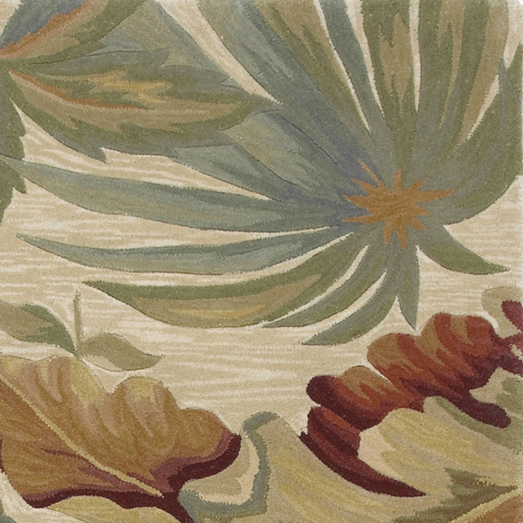 102 X 138 Ivory Wool Rug