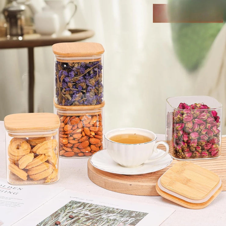 24oz Glass Storage Jars Set of Nine