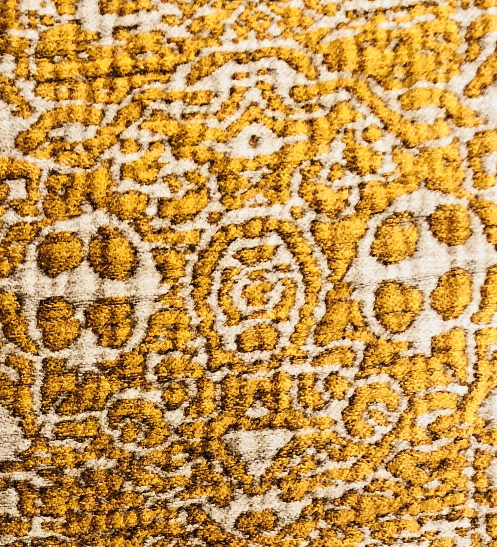 Plutus Golden Cosmo Textured Luxury Throw Pillow