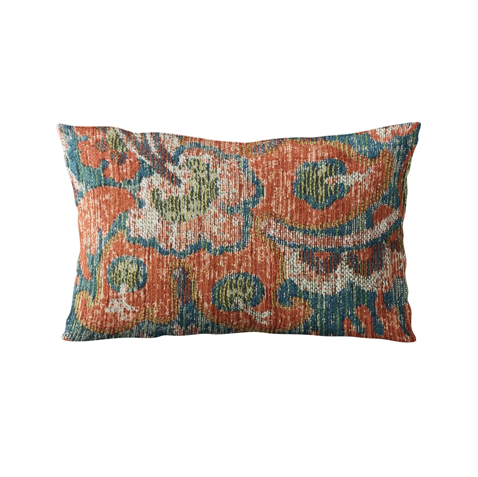 Plutus Multi-Color Unique Damask Luxury Throw Pillow