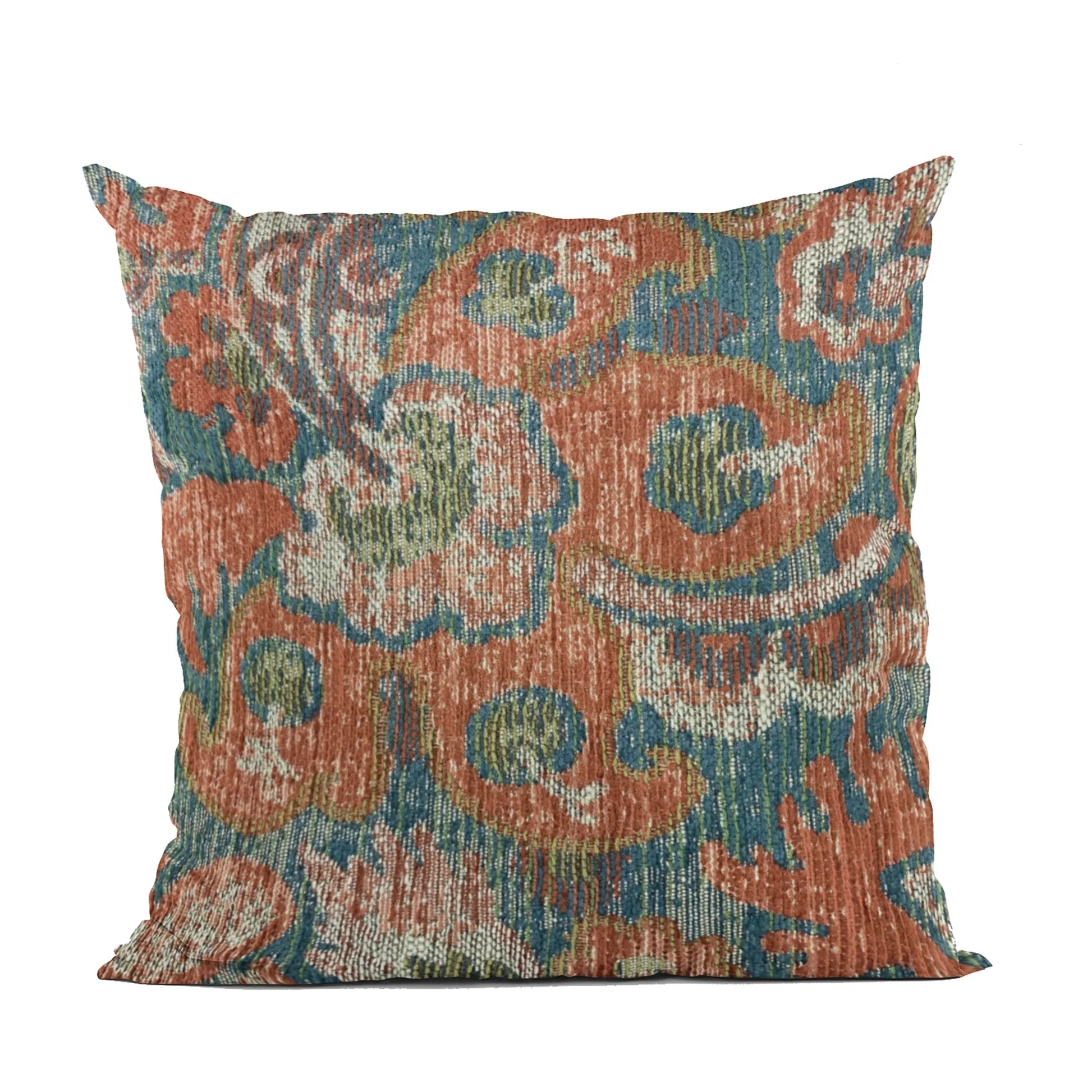 Plutus Multi-Color Unique Damask Luxury Throw Pillow