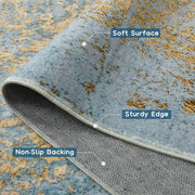 Modern Abstract Area Rug for Living Room Bedroom