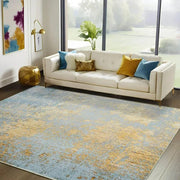 Modern Abstract Area Rug for Living Room Bedroom