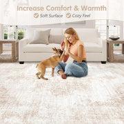 Vintage Soft Washable Area Rug for Living Room