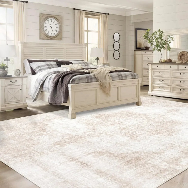 Vintage Soft Washable Area Rug for Living Room