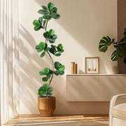 Lifelike Artificial Fiddle Leaf Fig Tree in Pot