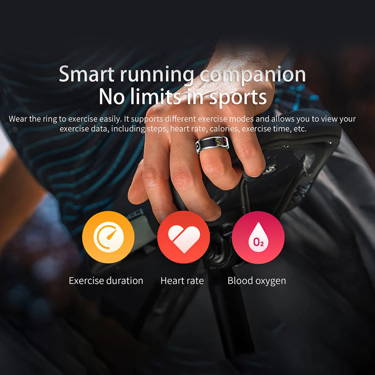 Smart Health Tracking Touch Ring for Fitness and Sleep