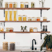 Airtight Glass Storage Jars with Bamboo Lids