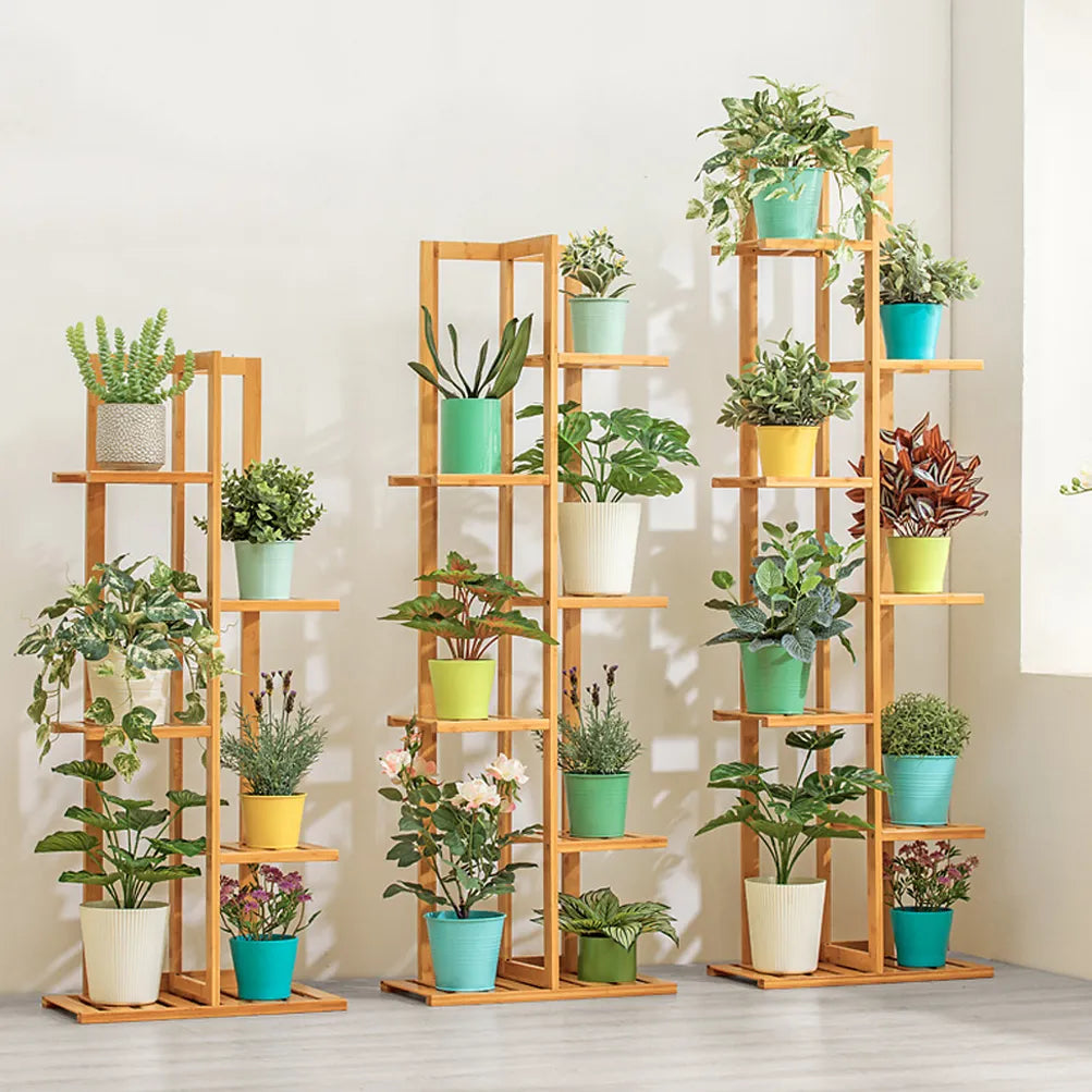 Tier Bamboo Plant Stand