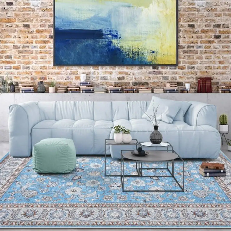 Lochas Vintage Floral Soft Area Rug for Home