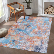 Multi Washable 5x8 Area Rug for Home