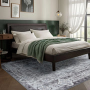 Large Vintage Floral Accent Area Rug for Home