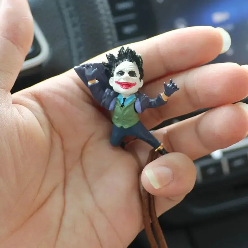 Creative Clown Car Pendant - Unique Rearview Mirror Decoration