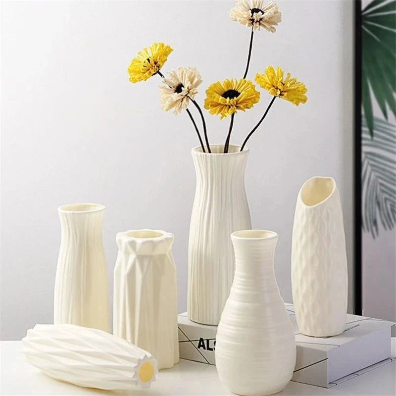 Nordic Ceramic Flower Vase - Elegant Home & Wedding Décor