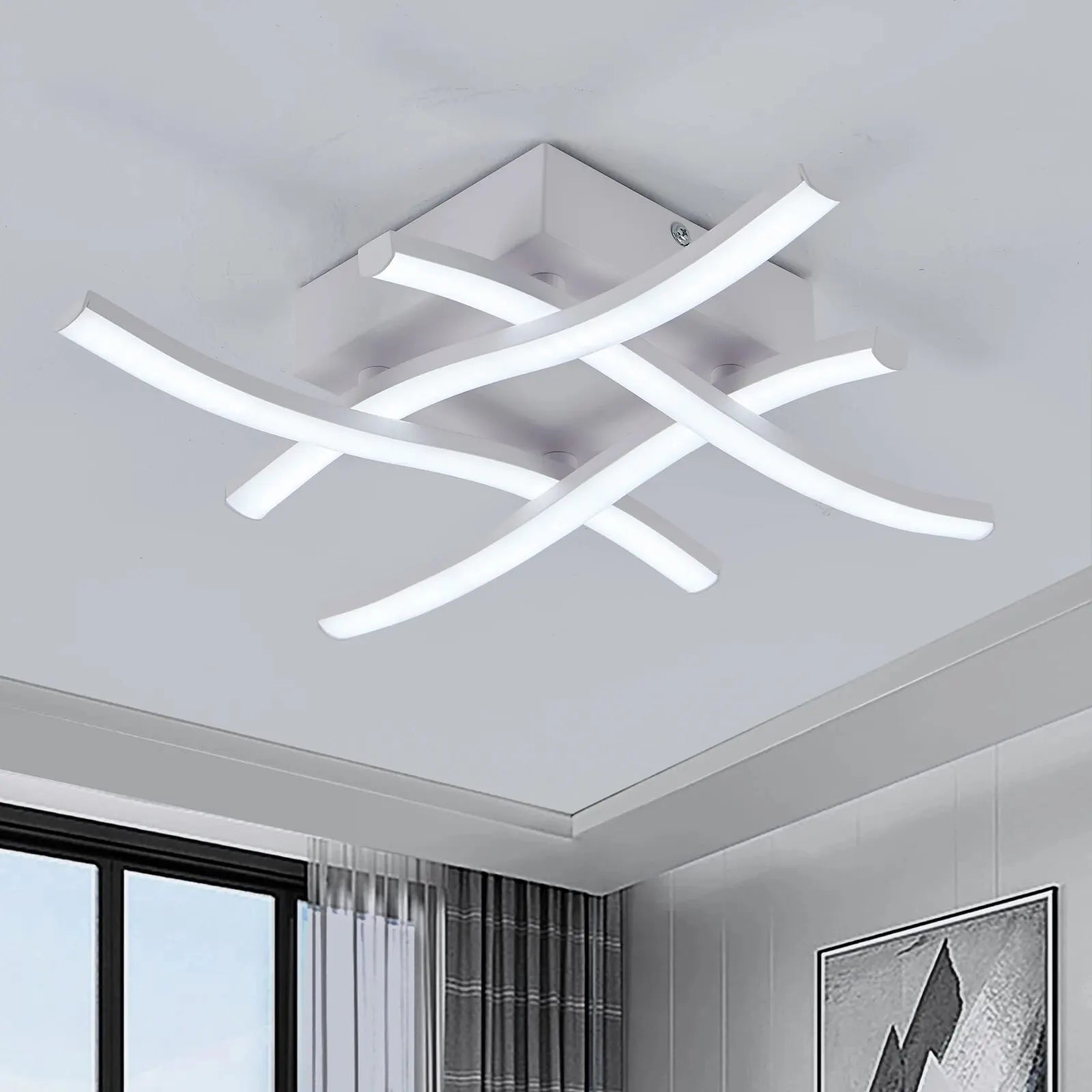 Modern LED Chandelier for Living Room Decor