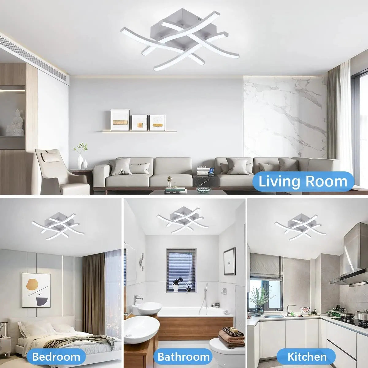 Modern LED Chandelier for Living Room Decor