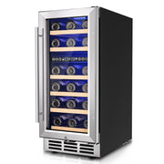 Dual Zone 15 Inch Wine Cooler Fridge