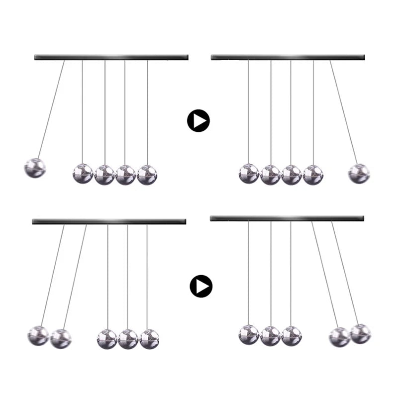 Newton's Cradle Steel Balance Balls