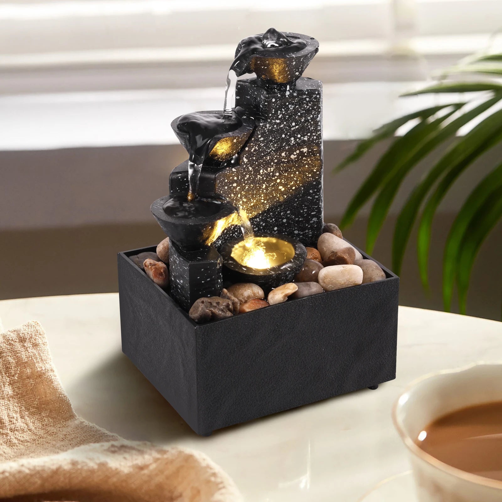 Creative Desktop Waterfall Ornament for Home and Office Decor