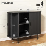 Modern Sideboard Buffet Cabinet with Adjustable Shelf