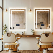 Smart LED Bathroom Mirror with Bluetooth Speaker