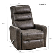 Stylish Swivel Glider Rocker Recliner Chair