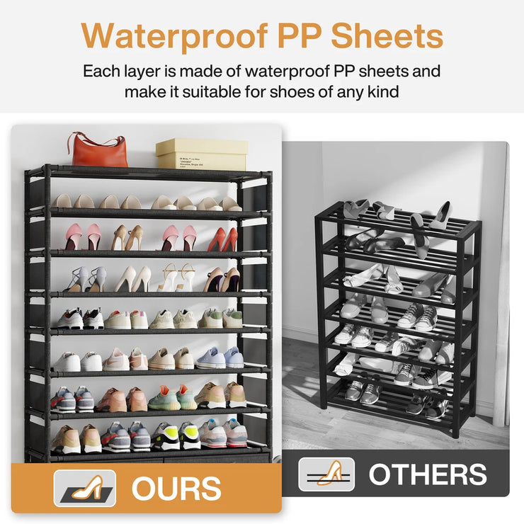 Tribesigns 10 Tier Vertical Shoe Rack Organizer
