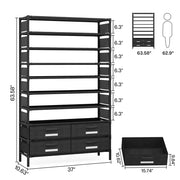 Tribesigns 10 Tier Vertical Shoe Rack Organizer