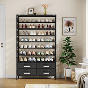 Tribesigns 10 Tier Vertical Shoe Rack Organizer