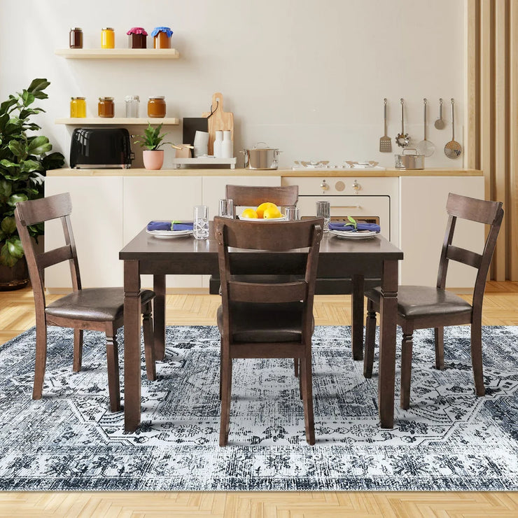 Vintage Washable Area Rug 8x10 for Living Room