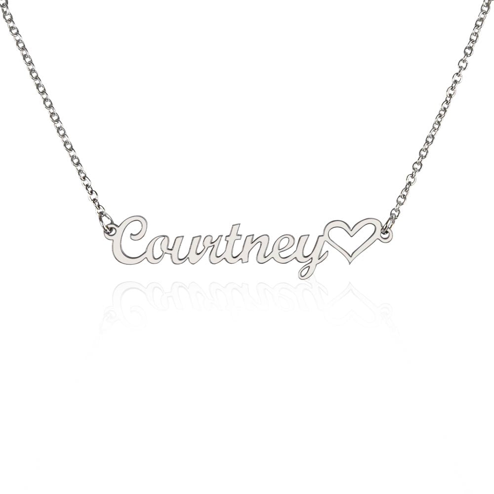 Personalized Heart Name Necklace - A Chic and Thoughtful Gift for Any Occasion