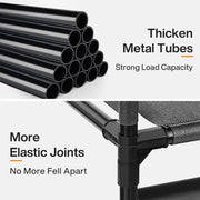 Vertical Shoe Rack with 4 Bins Drawers and Cover