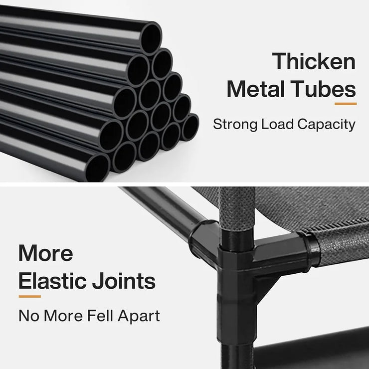 Vertical Shoe Rack with 4 Bins Drawers and Cover